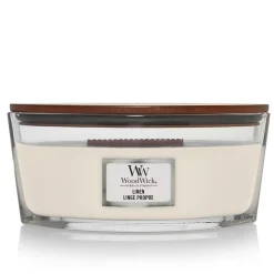 Woodwick Geurkaars linen ellipse