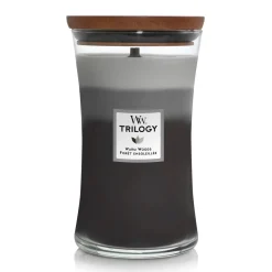 Woodwick Geurkaars Trilogy warm woods Large