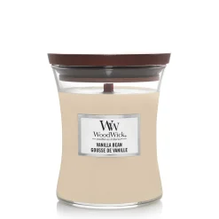 Woodwick Geurkaars vanilla bean medium