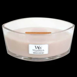 Woodwick Geurkaars vanilla & sea salt ellipse