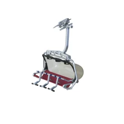 Zetel 6-pers. rood-grijs 1:32