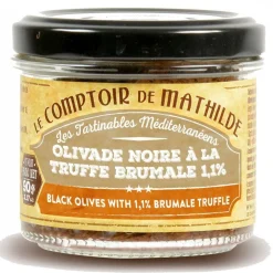 Zwarte olijven met 1,1% brumale truffel