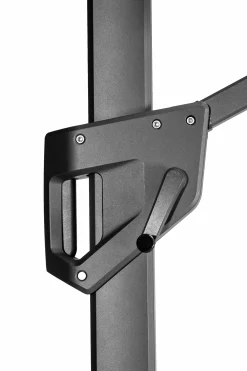 Zweefparasol Malaga antracite-smokey grijs