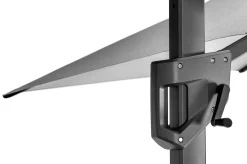 Zweefparasol Malaga antracite-smokey grijs