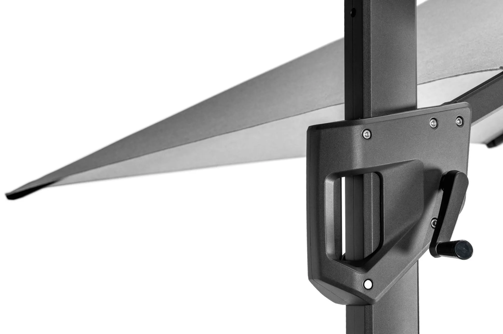 Zweefparasol Malaga antracite-smokey grijs