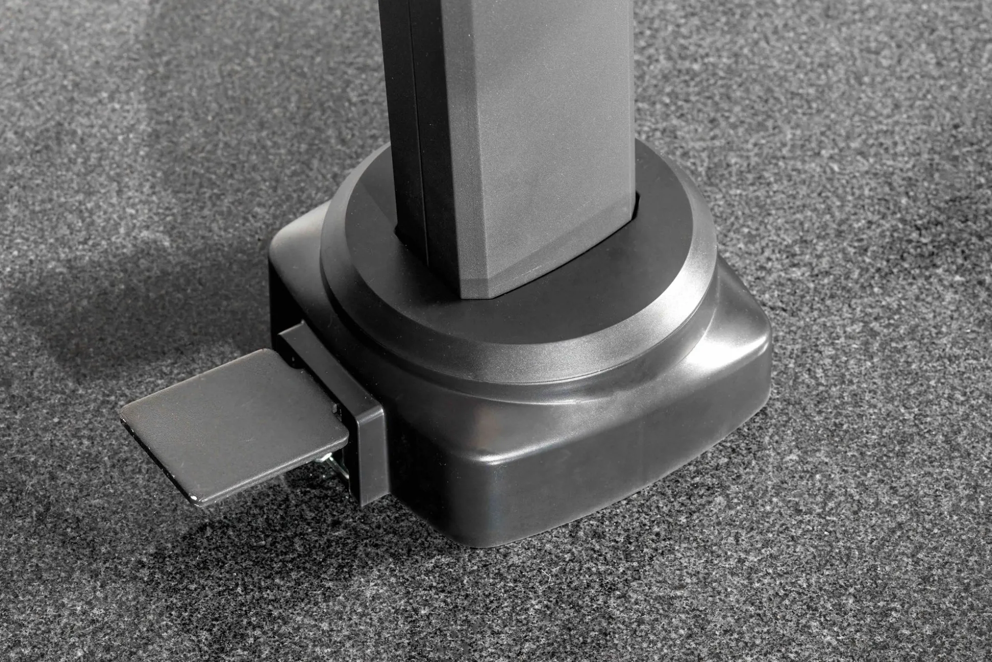 Zweefparasol Malaga antracite-smokey grijs