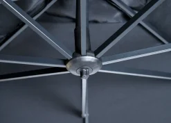 Zweefparasol Monterey antraciet-grijs