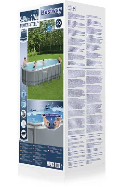 Zwembad Power Steel oval pool set